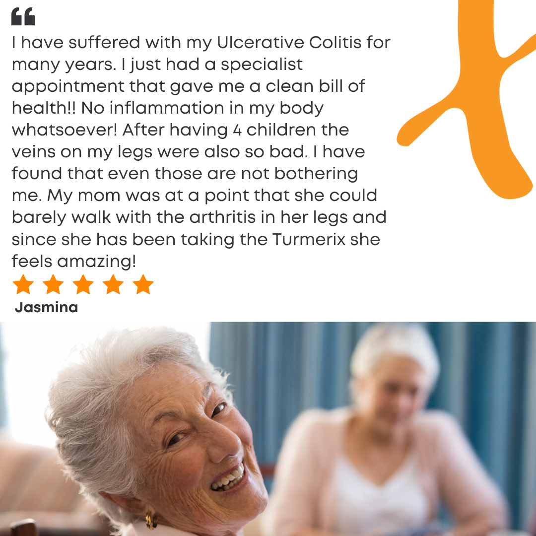 2 female seniors, testimonial, ulcerative colitis, no inflammation, arthritis health support